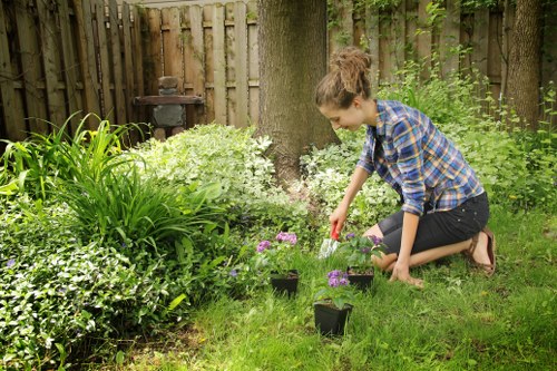 Landscaping work schedule and contract confirmation paperwork